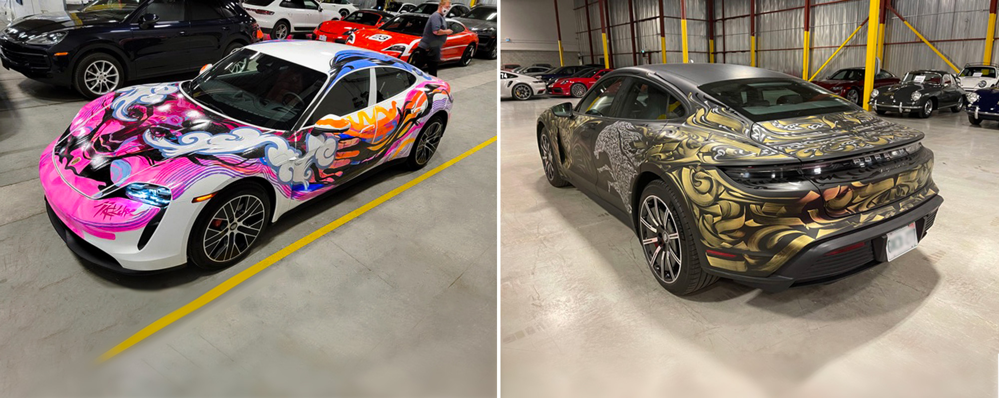 Porsche Taycan Vinyl Wrap